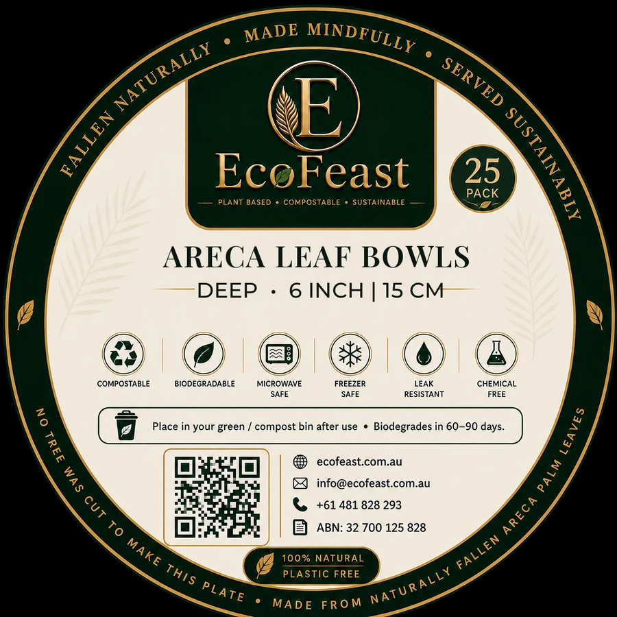 Deep Areca Bowl